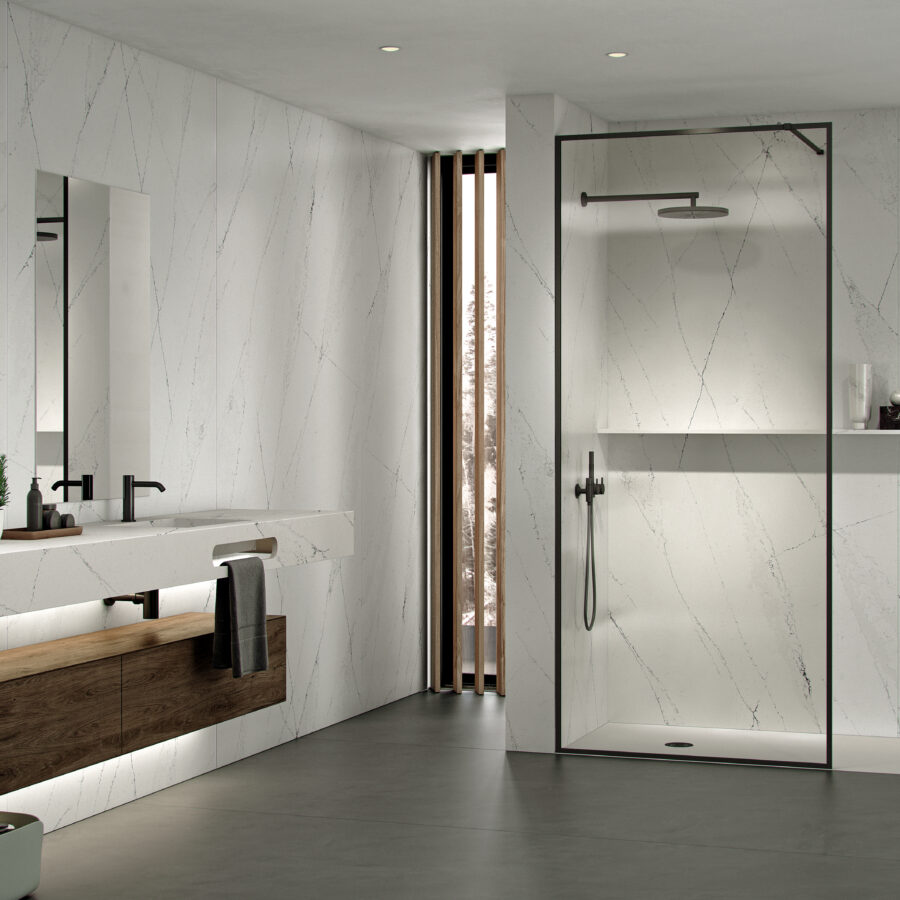 bathroom wall finishes by Intero