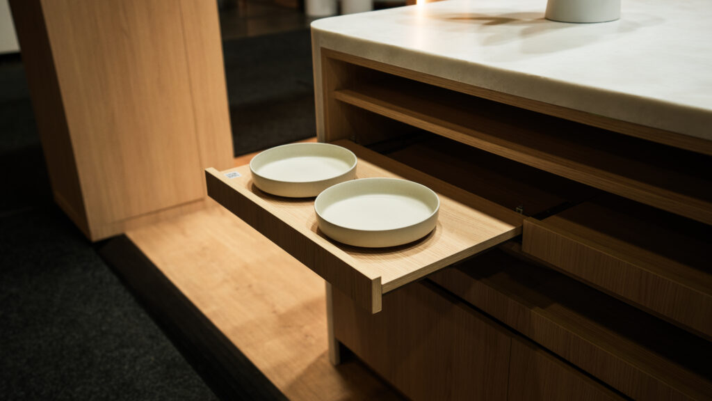 Kitchen design and drawers